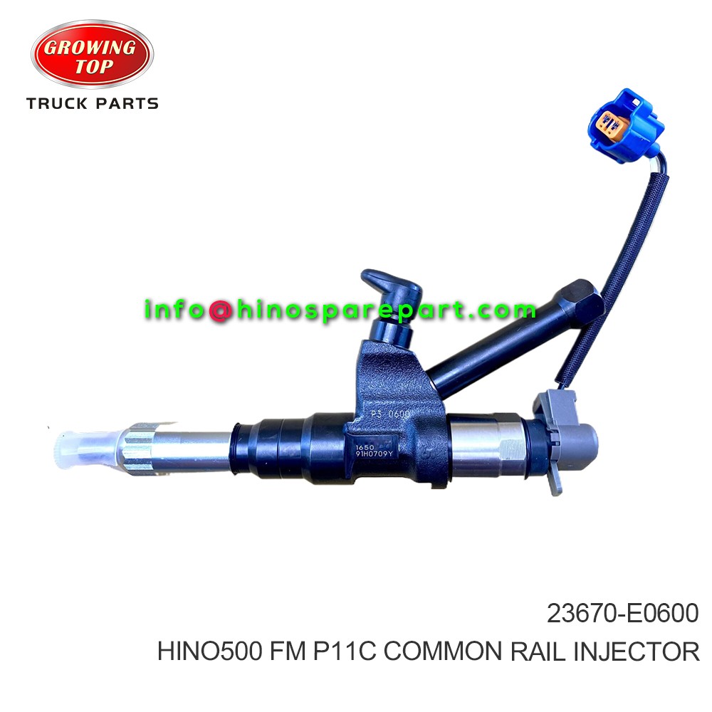 HINO500 FM P11C COMMON RAIL INJECTOR  23670-E0600