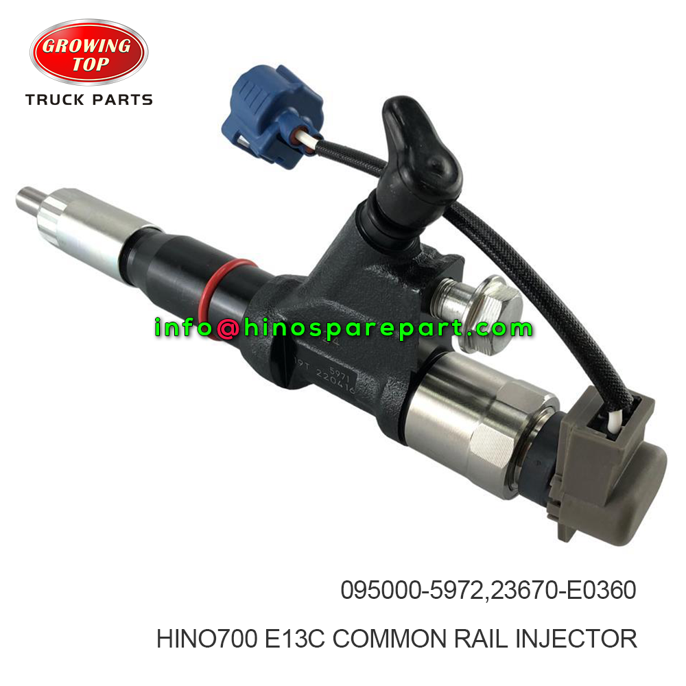 HINO700 TRAILER E13C COMMON RAIL INJECTOR  23670-E0B30,095000-5970
