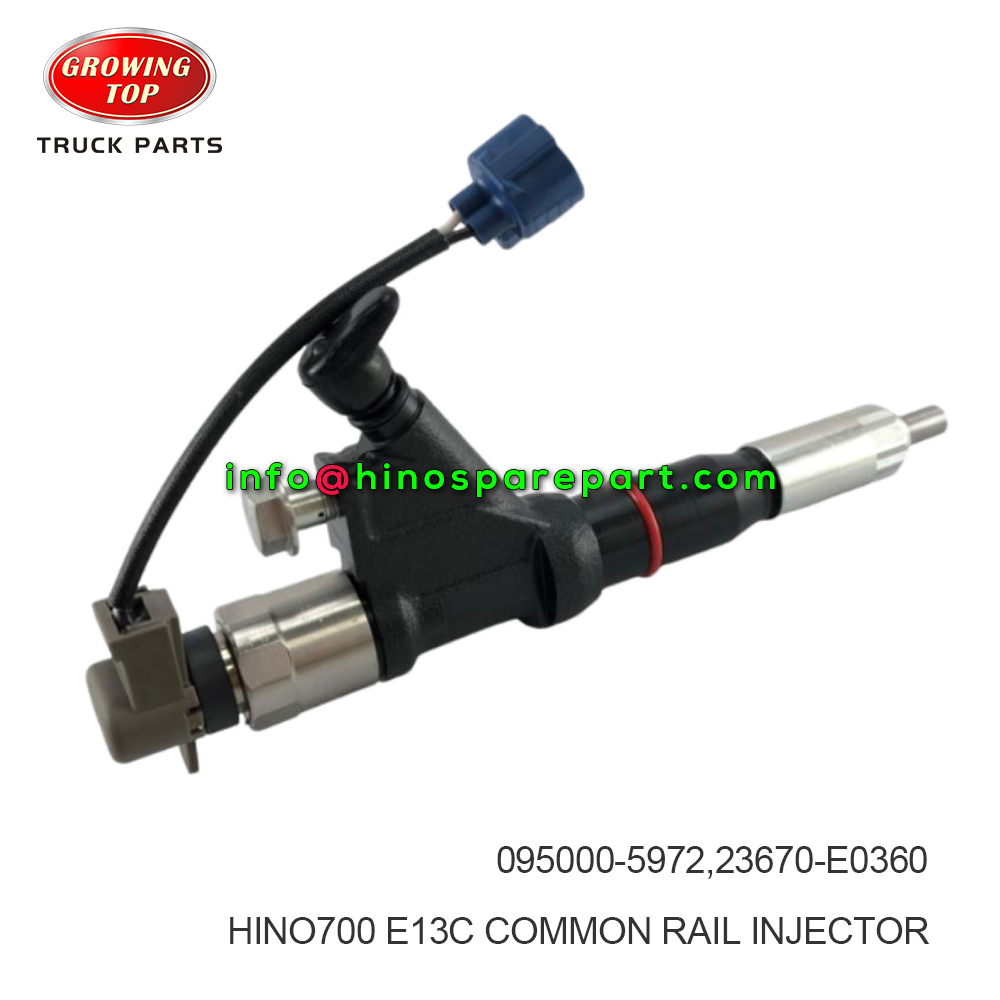 HINO700 TRAILER E13C COMMON RAIL INJECTOR  23670-E0B30,095000-5970