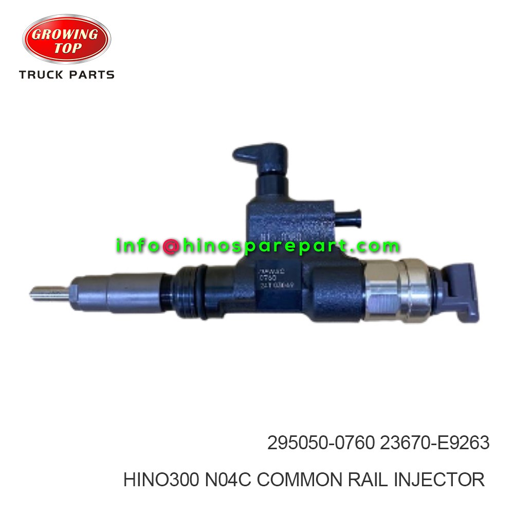 HINO300 N04C COMMON RAIL INJECTOR 23670-E9263