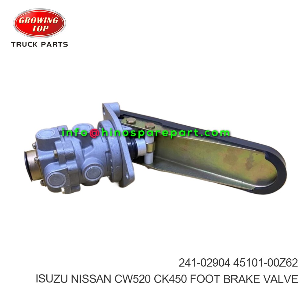 ISUZU NISSAN CW520 CK450 FOOT BRAKE VALVE 241-02904