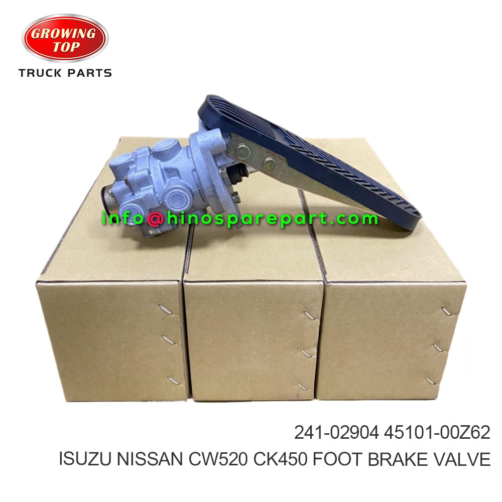 ISUZU NISSAN CW520 CK450 FOOT BRAKE VALVE 241-02904