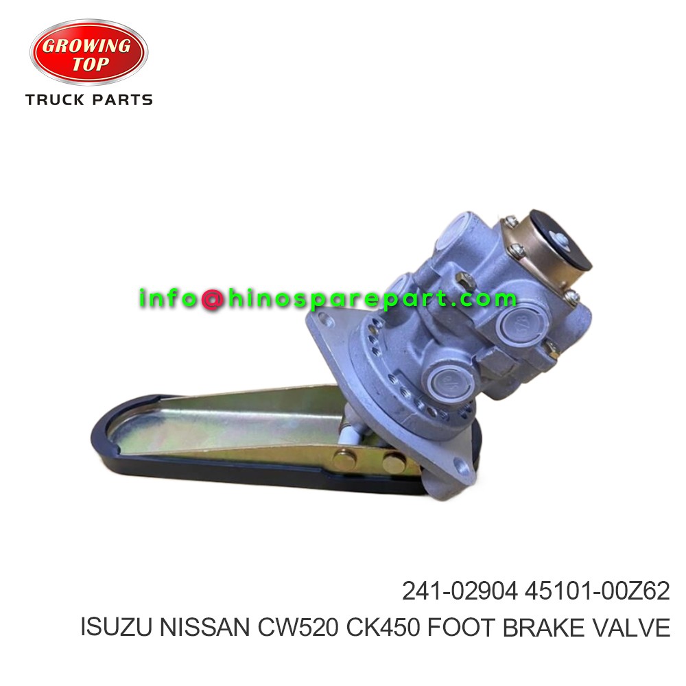 ISUZU NISSAN CW520 CK450 FOOT BRAKE VALVE 241-02904