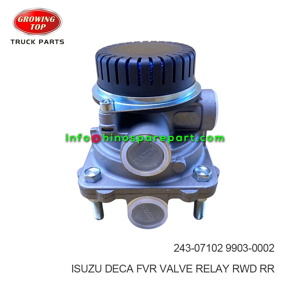 ISUZU DECA FVR VALVE RELAY RWD RR 243-07102