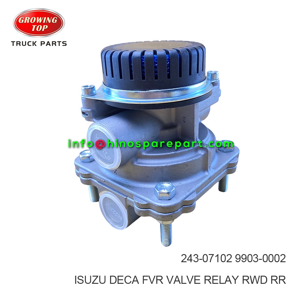 ISUZU DECA FVR VALVE RELAY RWD RR 243-07102