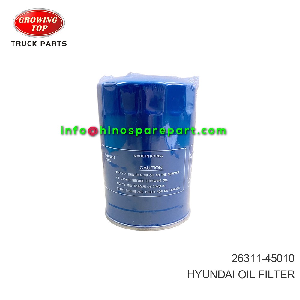 HYUNDAI  OIL FILTER  26311-45010