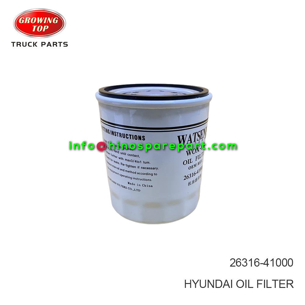 HYUNDAI OIL FILTER 26316-41000