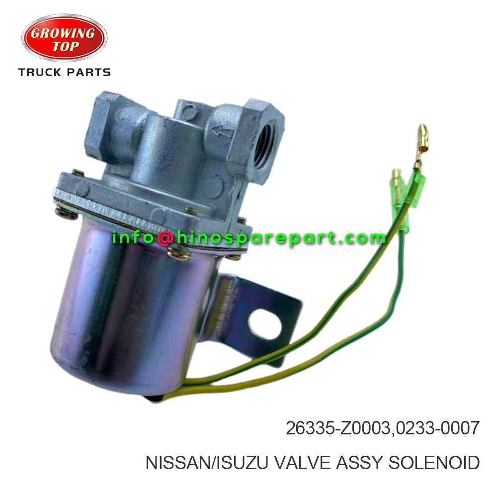 NISSAN ISUZU VALVE ASSY SOLENOID 26335-Z0003