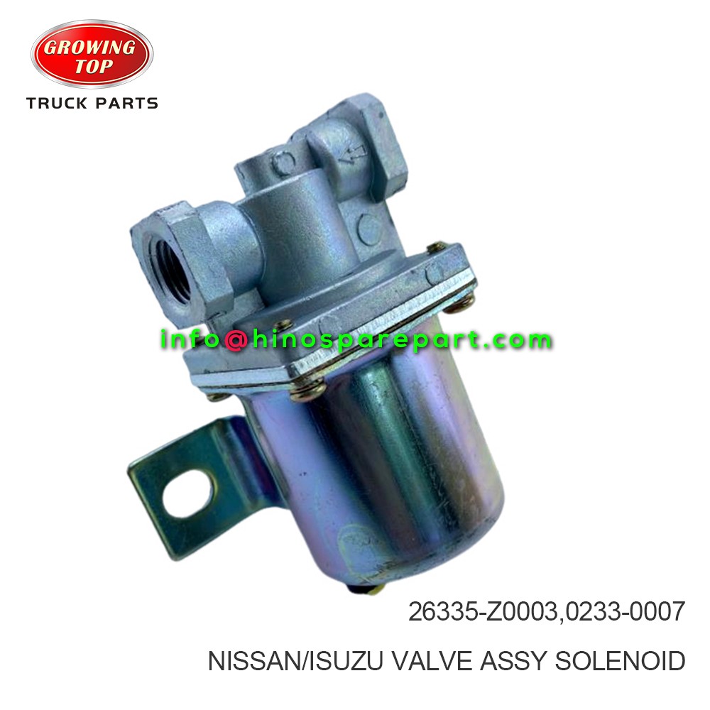 NISSAN ISUZU VALVE ASSY SOLENOID 26335-Z0003