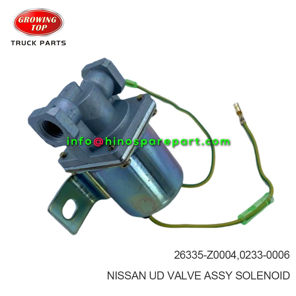 NISSAN/UD CW520 VALVE ASSY,SOLENOID 26335-Z0004