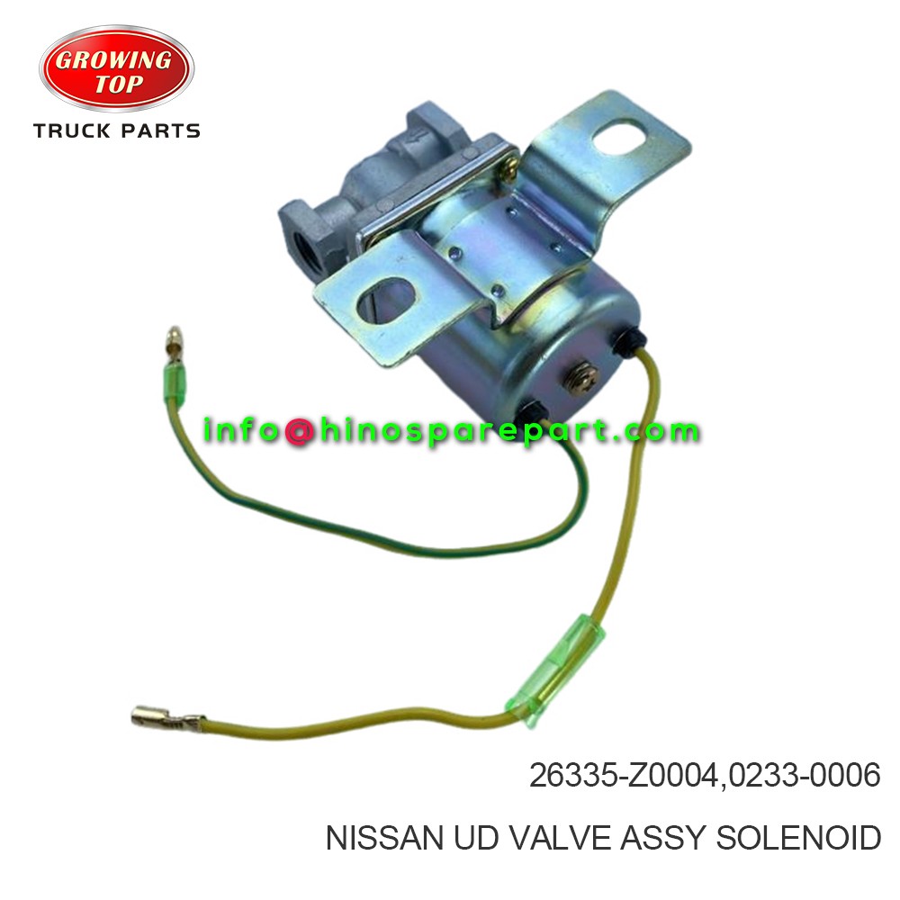 NISSAN/UD CW520 VALVE ASSY,SOLENOID 26335-Z0004