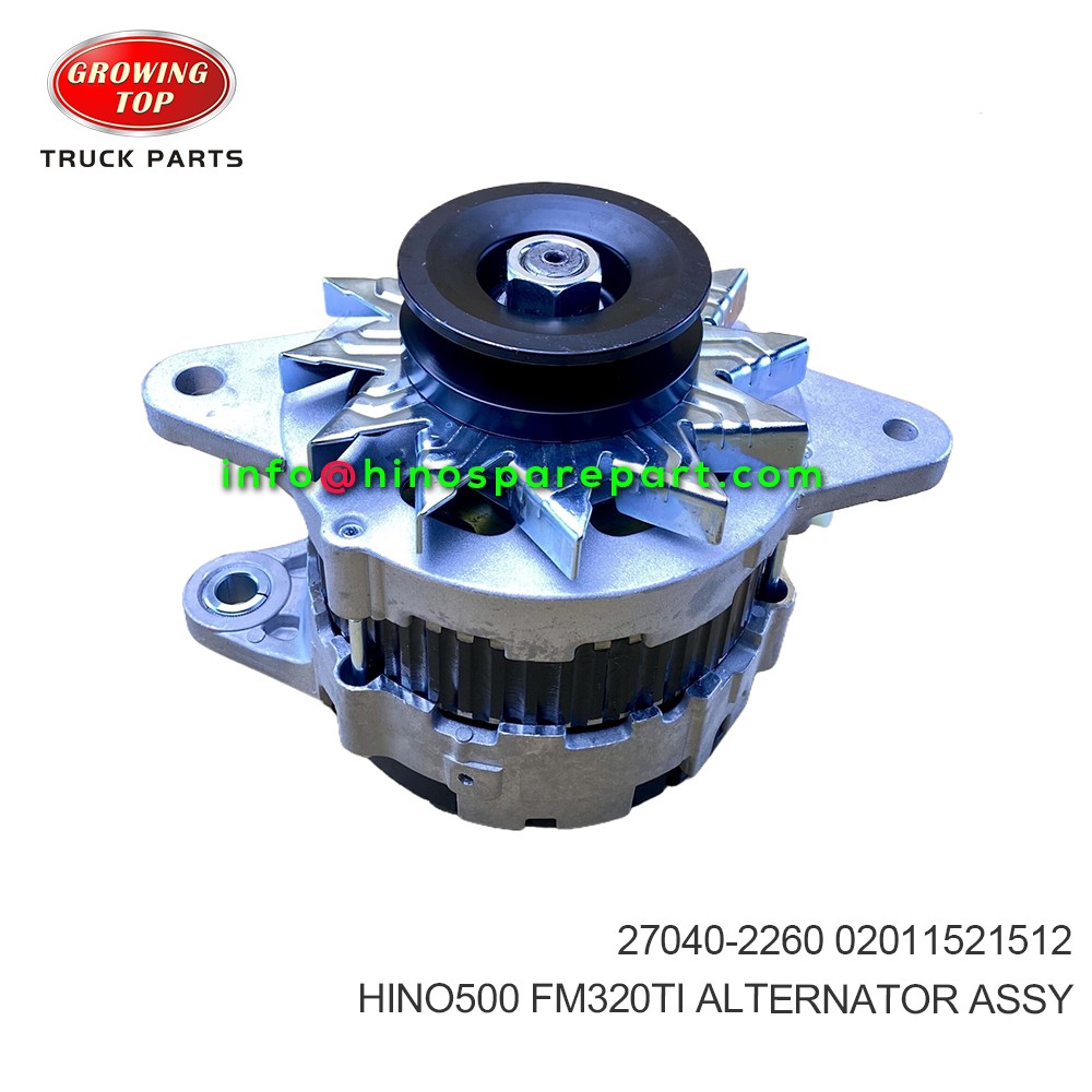 HINO500 FM320TI ALTERNATOR ASSY 27040-2260