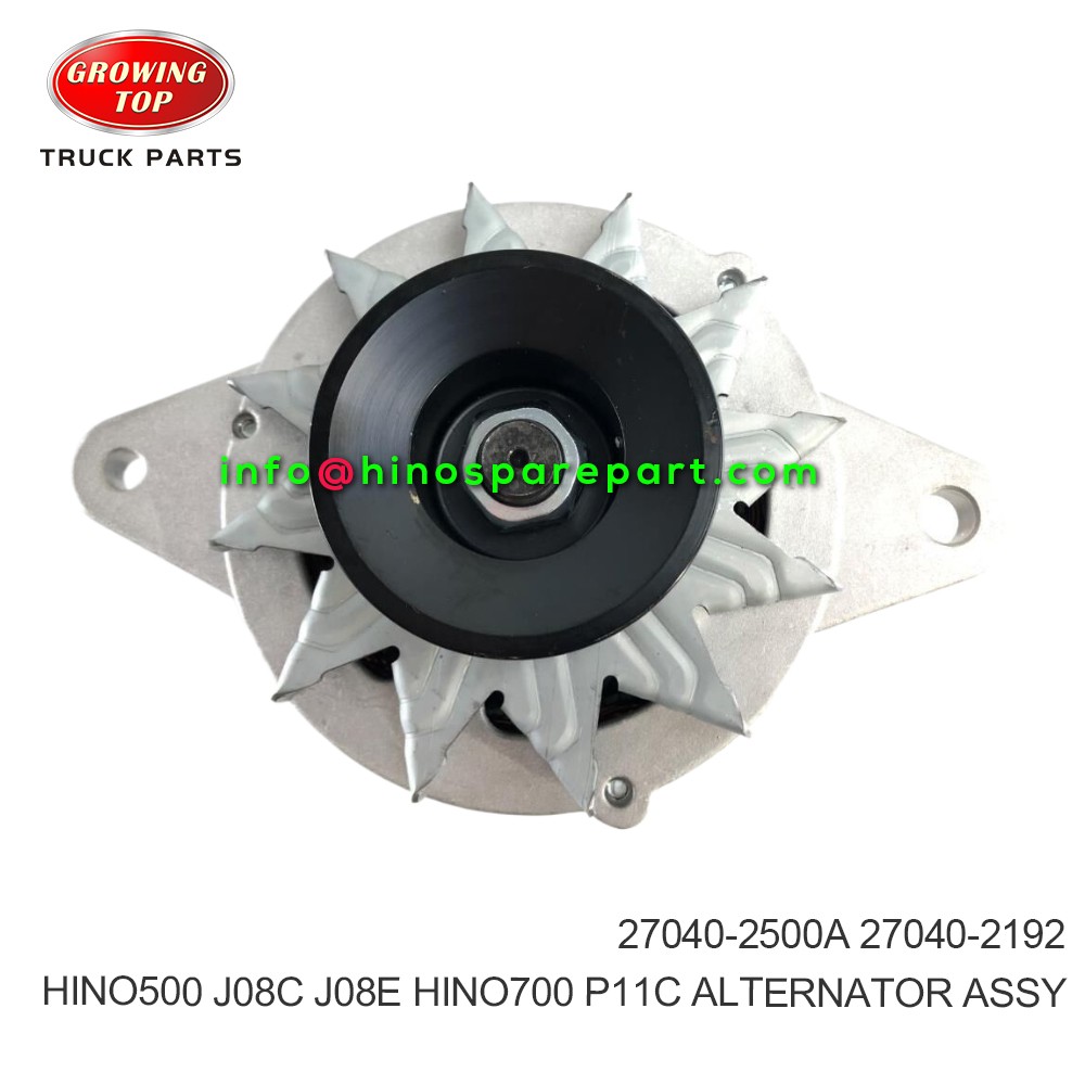 HINO500 J08C J08E HINO700 P11C ALTERNATOR ASSY 27040-2500A