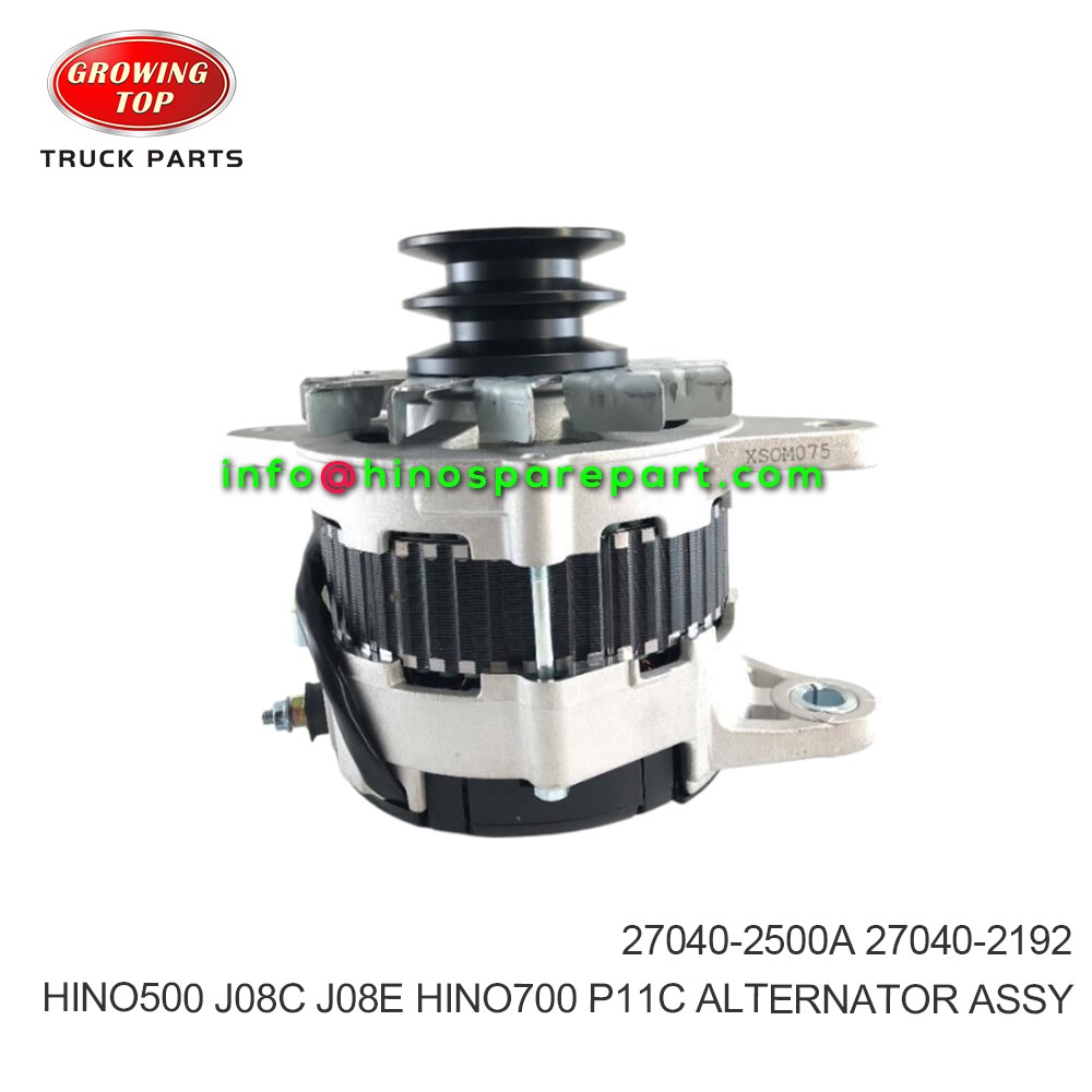 HINO500 J08C J08E HINO700 P11C ALTERNATOR ASSY 27040-2500A