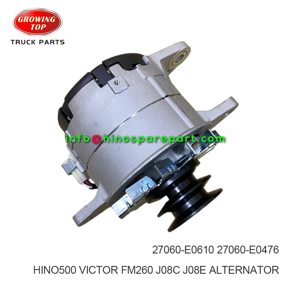 HINO500 VICTOR FM260 J08C J08E  ALTERNATOR 27060-E0610