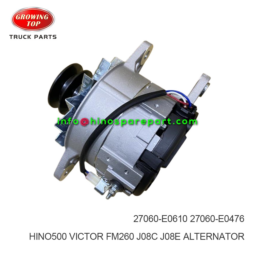 HINO500 VICTOR FM260 J08C J08E  ALTERNATOR 27060-E0610