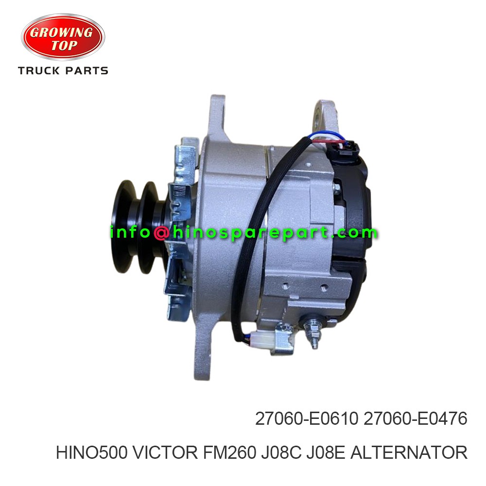 HINO500 VICTOR FM260 J08C J08E  ALTERNATOR 27060-E0610