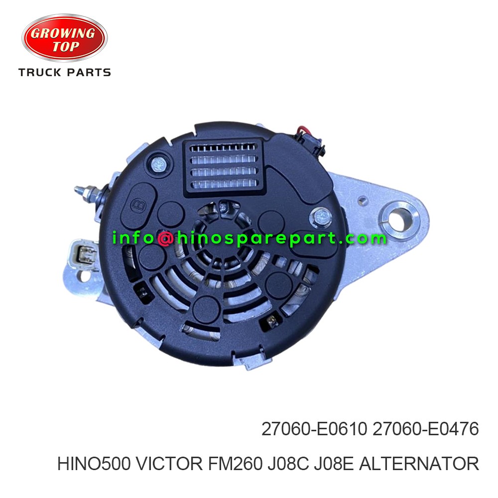 HINO500 VICTOR FM260 J08C J08E  ALTERNATOR 27060-E0610