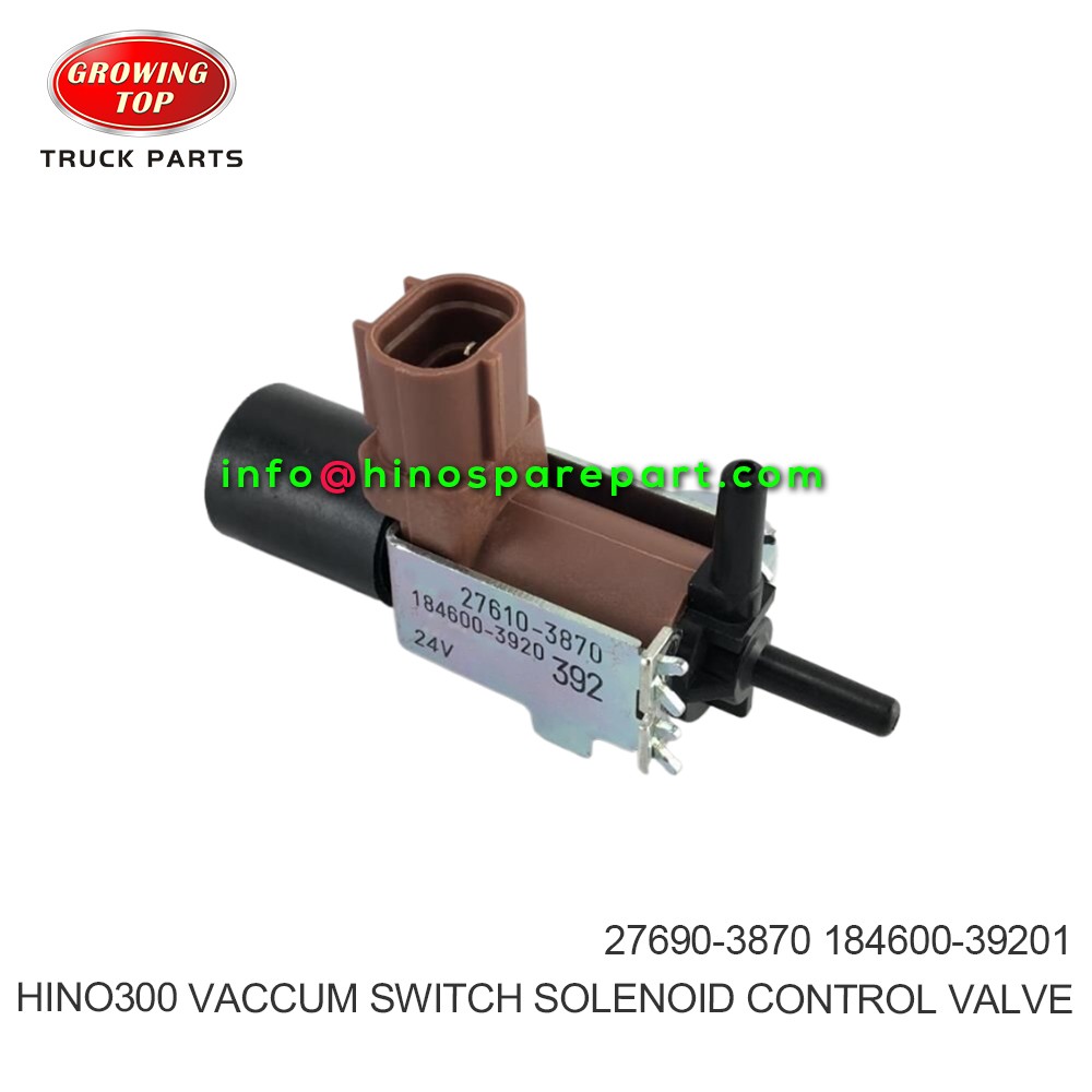 HINO300 J05C S05C TOYOTA VACCUM SWITCH SOLENOID CONTROL VALVE 27690-3870