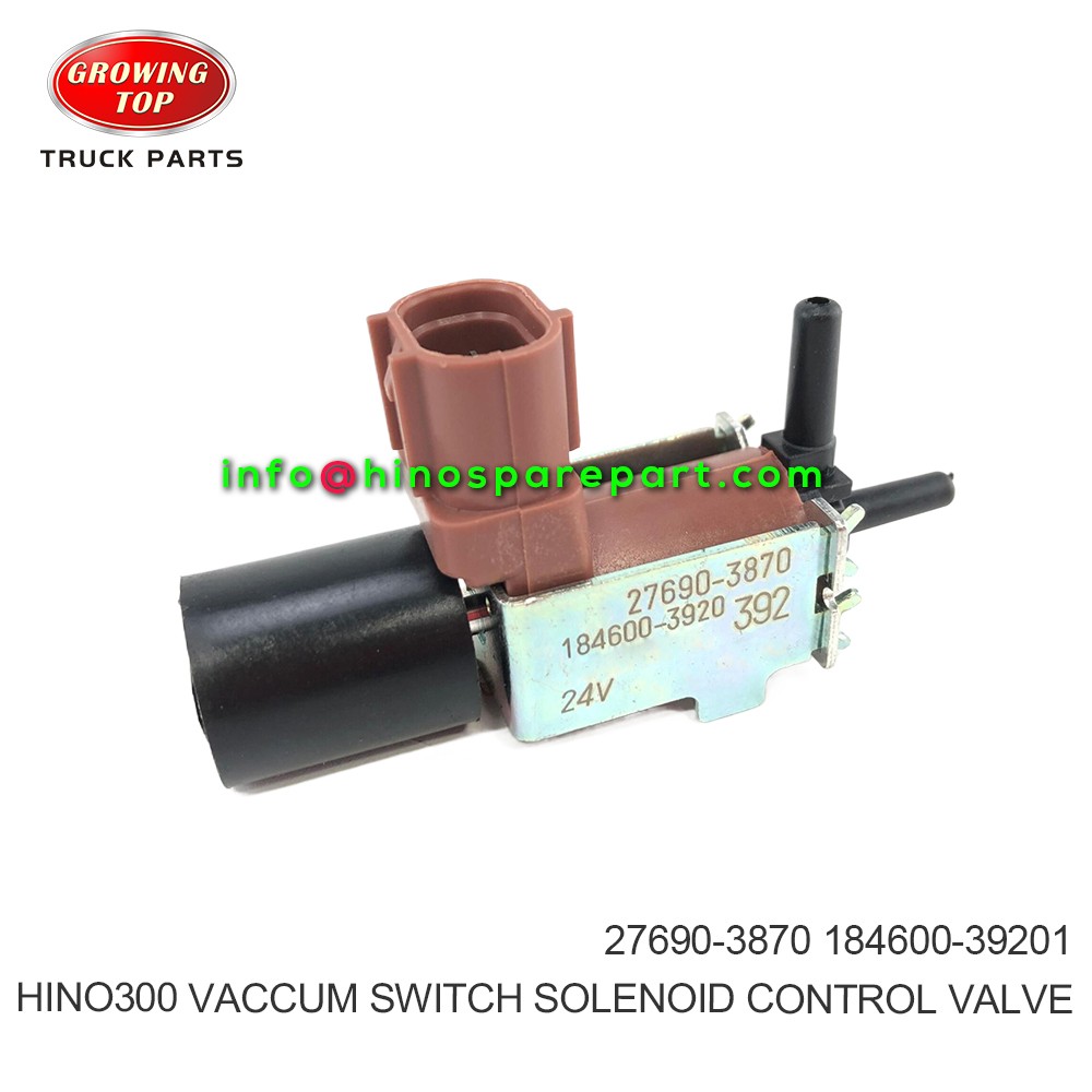 HINO300 J05C S05C TOYOTA VACCUM SWITCH SOLENOID CONTROL VALVE 27690-3870