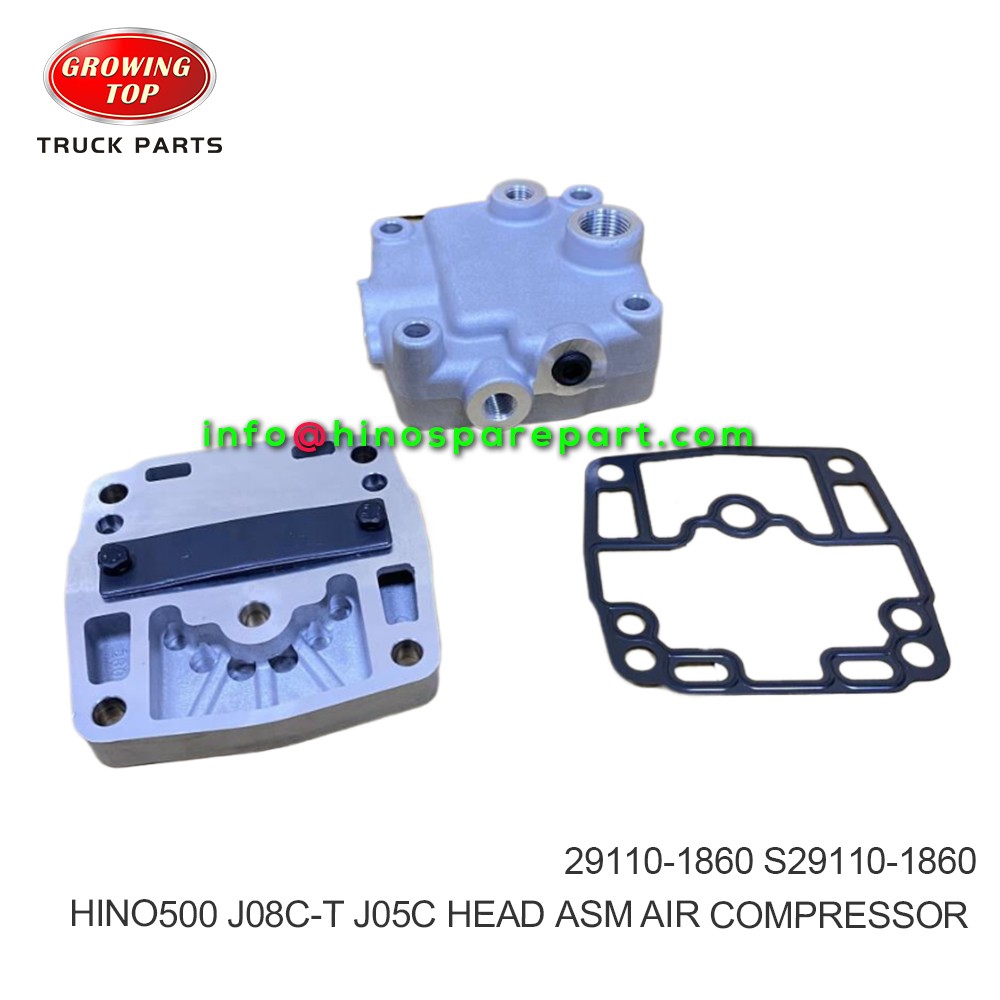 HINO500 J08C-T J05C J08E HEAD ASM AIR COMPRESSOR  29110-1860