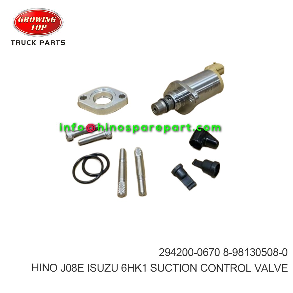 HINO J08E ISUZU 6HK1 SUCTION CONTROL VALVE 294200-0670