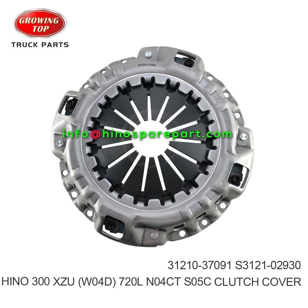 HINO 300 XZU (W04D) 720L N04CT S05C  CLUTCH COVER 31210-37091