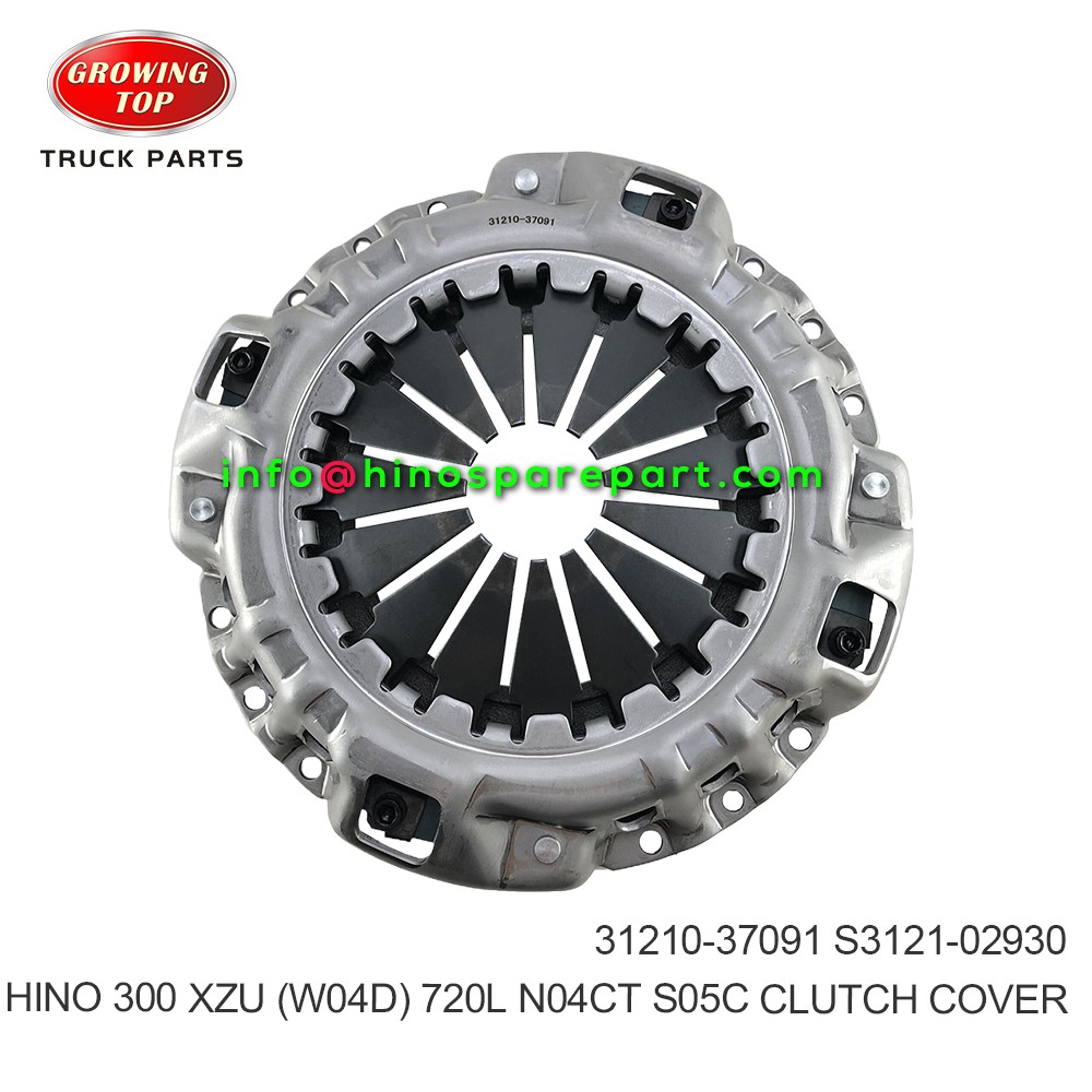 HINO 300 XZU (W04D) 720L N04CT S05C  CLUTCH COVER 31210-37091