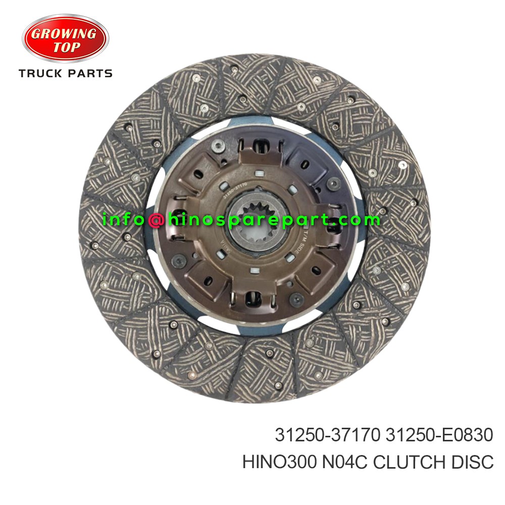 HINO300 N04C  CLUTCH DISC  31250-37170