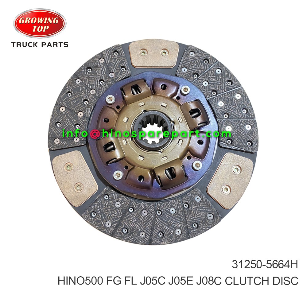 HINO500 FC J05C J05E J08C CLUTCH DISC 31250-5664H 