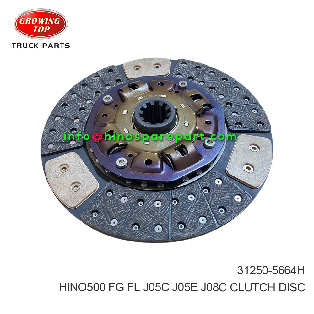 HINO500 FC J05C J05E J08C CLUTCH DISC 31250-5664H 