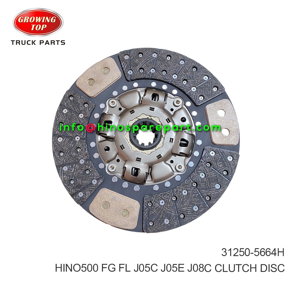 HINO500 FC J05C J05E J08C CLUTCH DISC 31250-5664H 