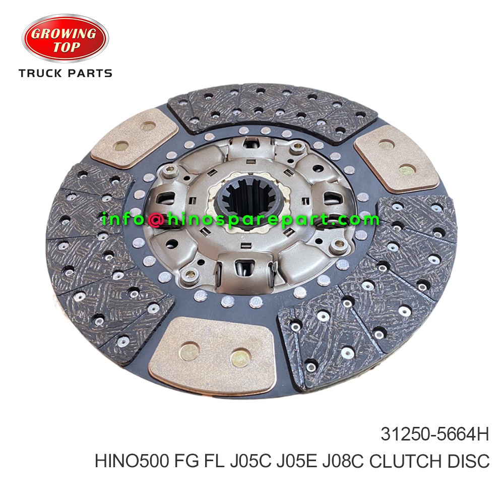 HINO500 FC J05C J05E J08C CLUTCH DISC 31250-5664H 