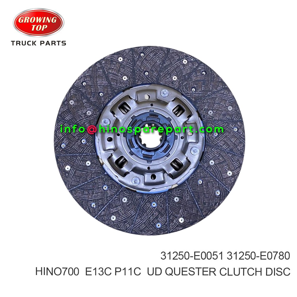 HINO700  E13C P11C NISSAN UD QUESTER  CLUTCH DISC  31250-E0051