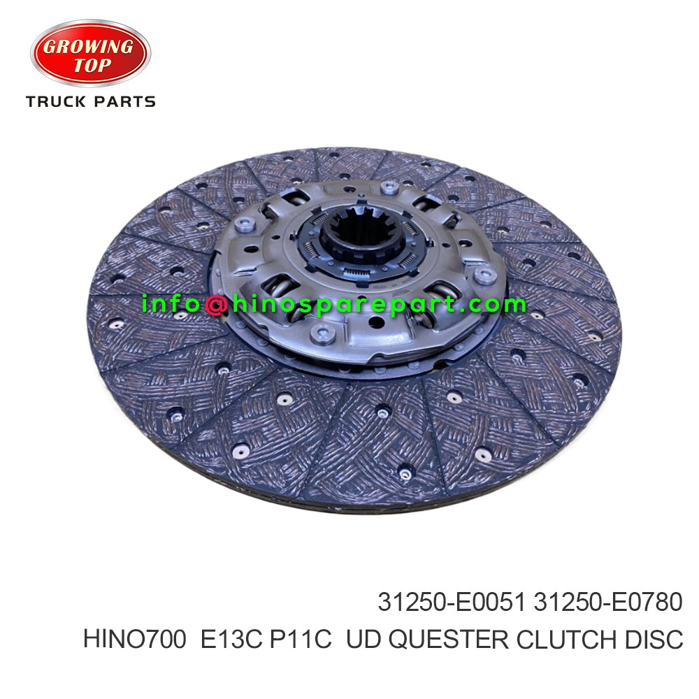 HINO700  E13C P11C NISSAN UD QUESTER  CLUTCH DISC  31250-E0051