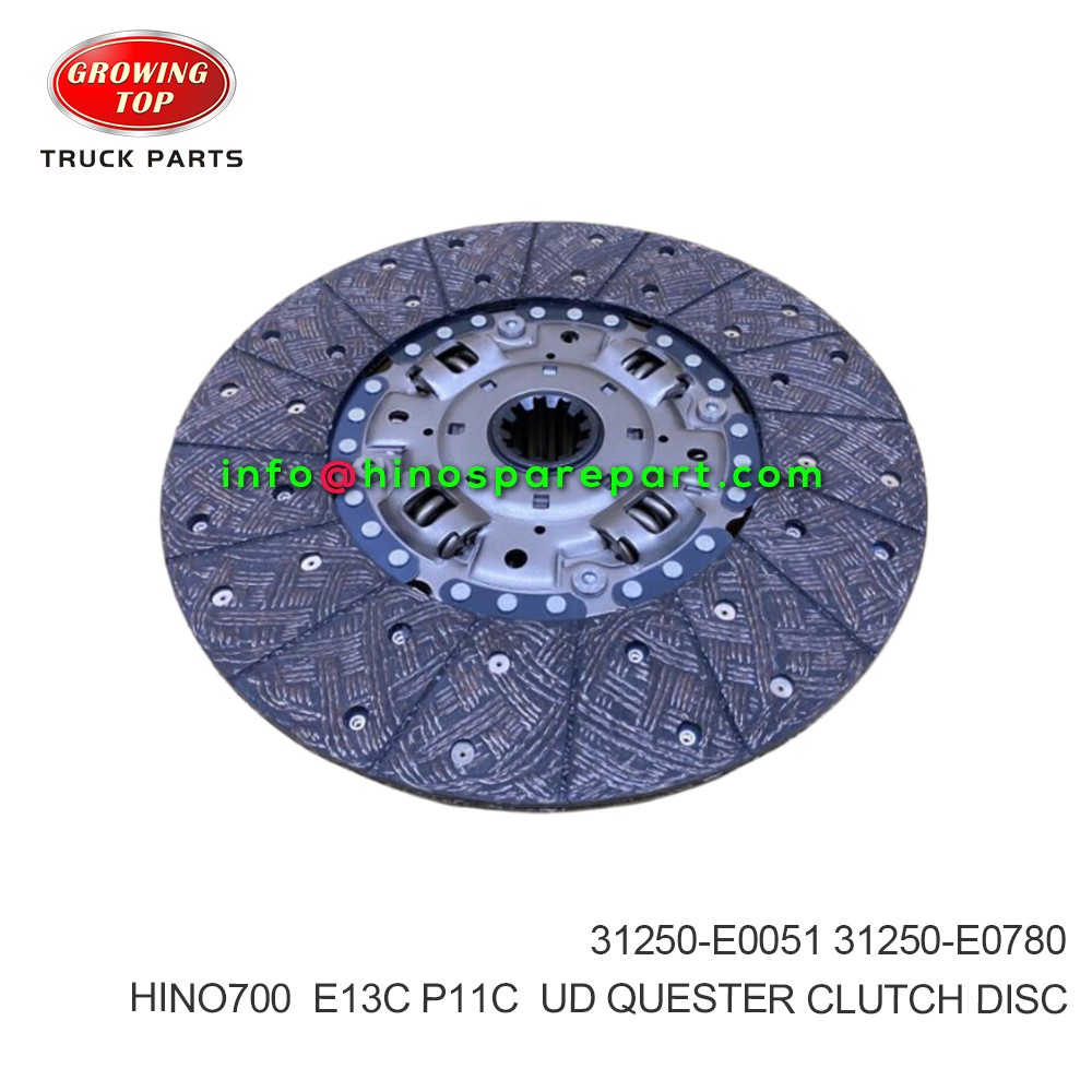 HINO700  E13C P11C NISSAN UD QUESTER  CLUTCH DISC  31250-E0051