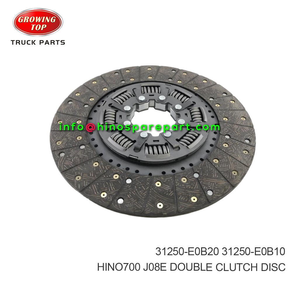 HINO700 J08E DOUBLE CLUTCH DISC 31250-E0B20