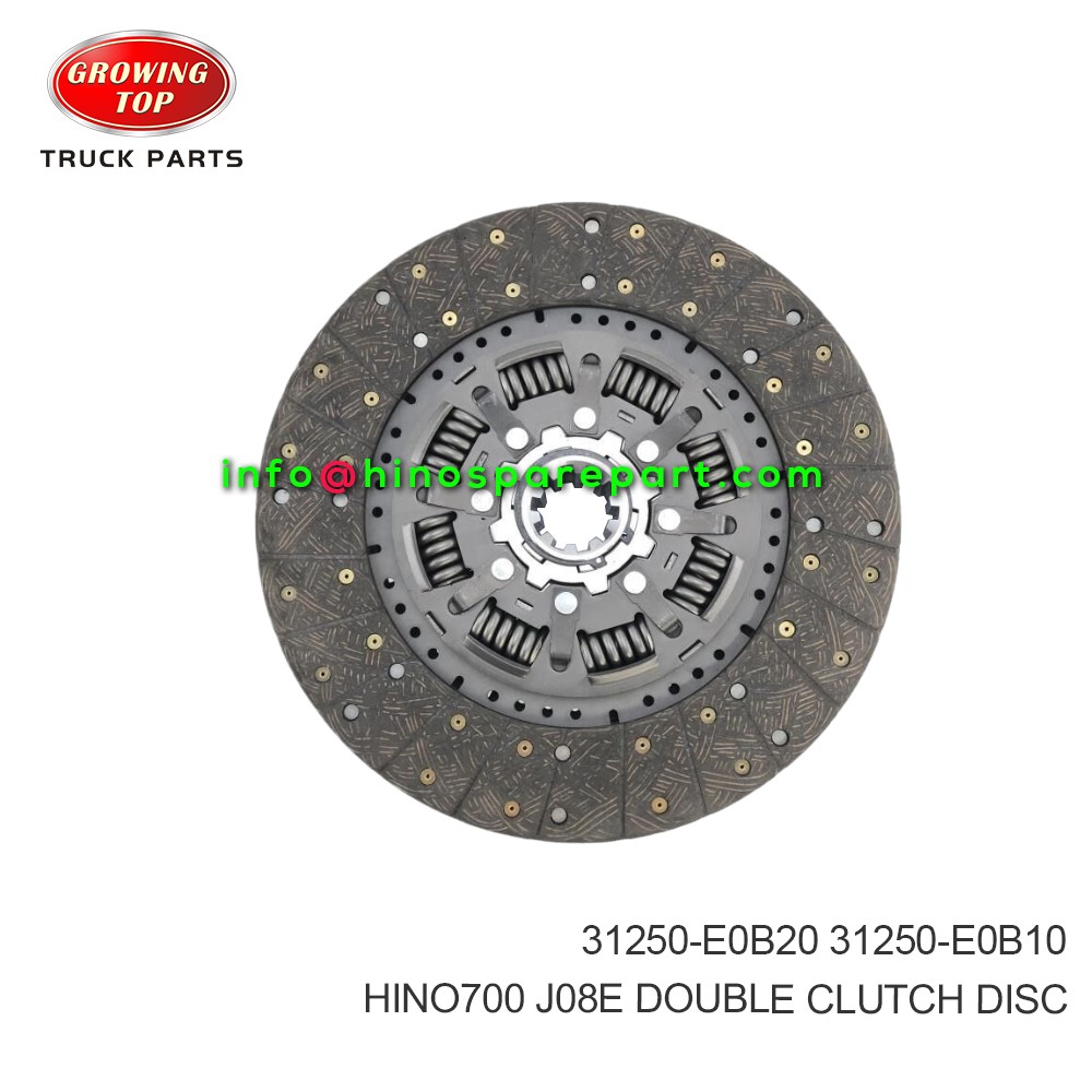 HINO700 J08E DOUBLE CLUTCH DISC 31250-E0B20