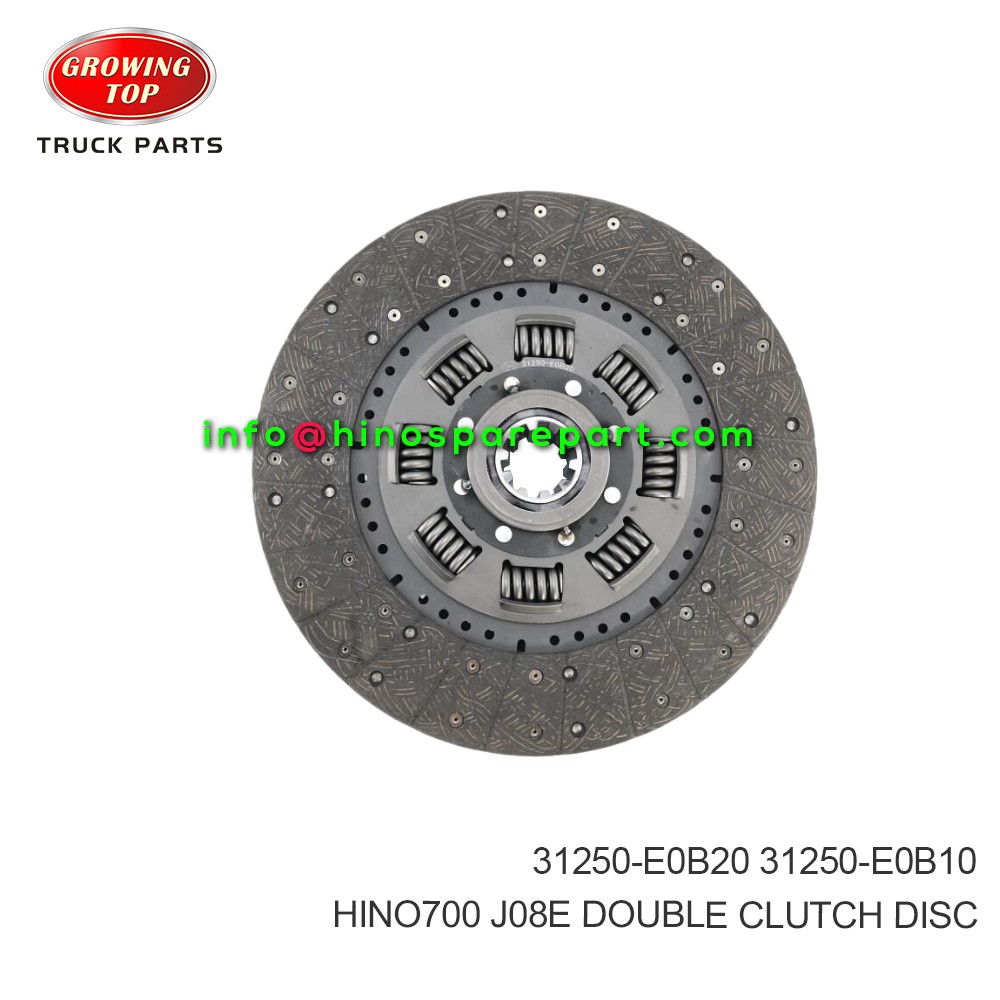 HINO700 J08E DOUBLE CLUTCH DISC 31250-E0B20