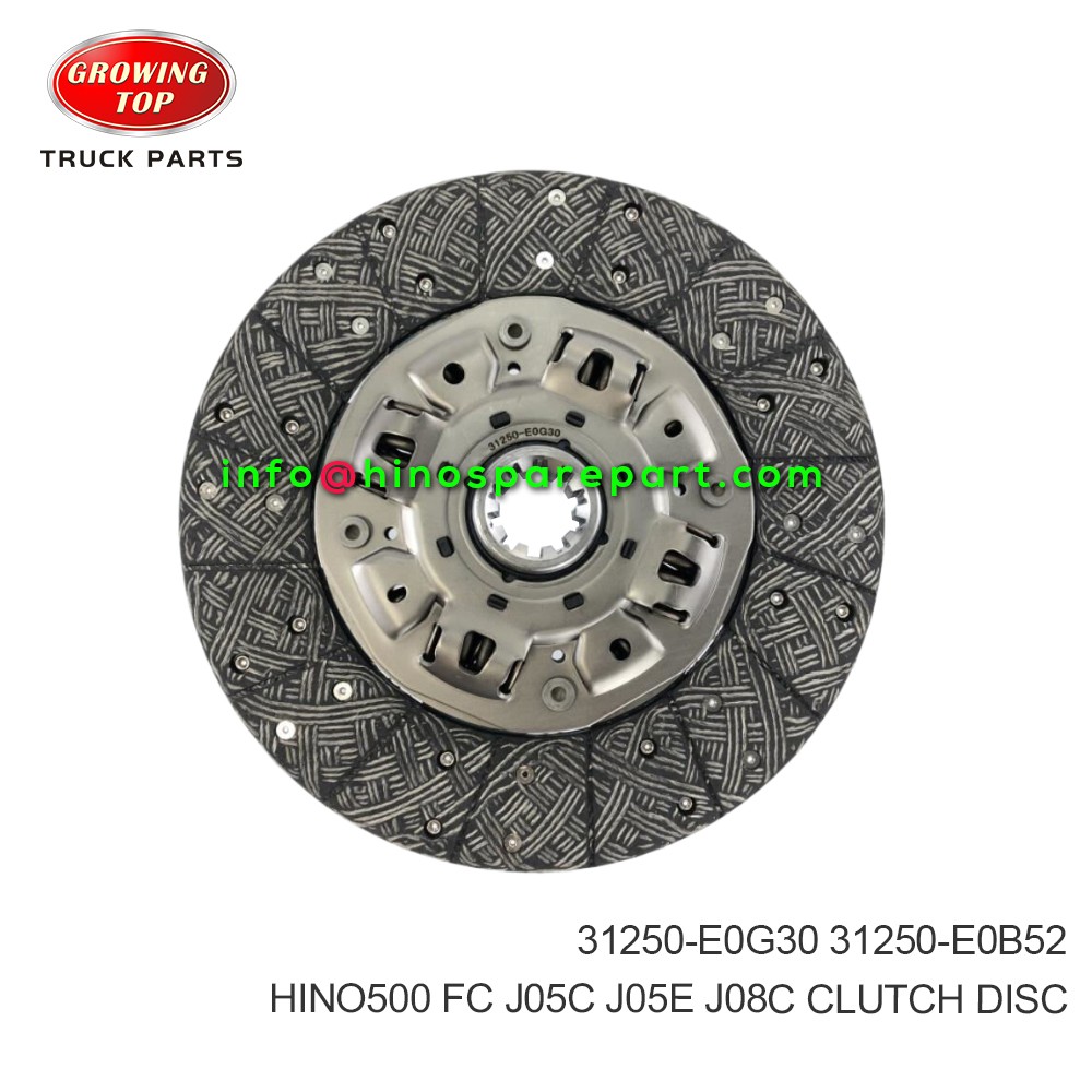 HINO500 FC J05C J05E J08C CLUTCH DISC  31250-E0G30