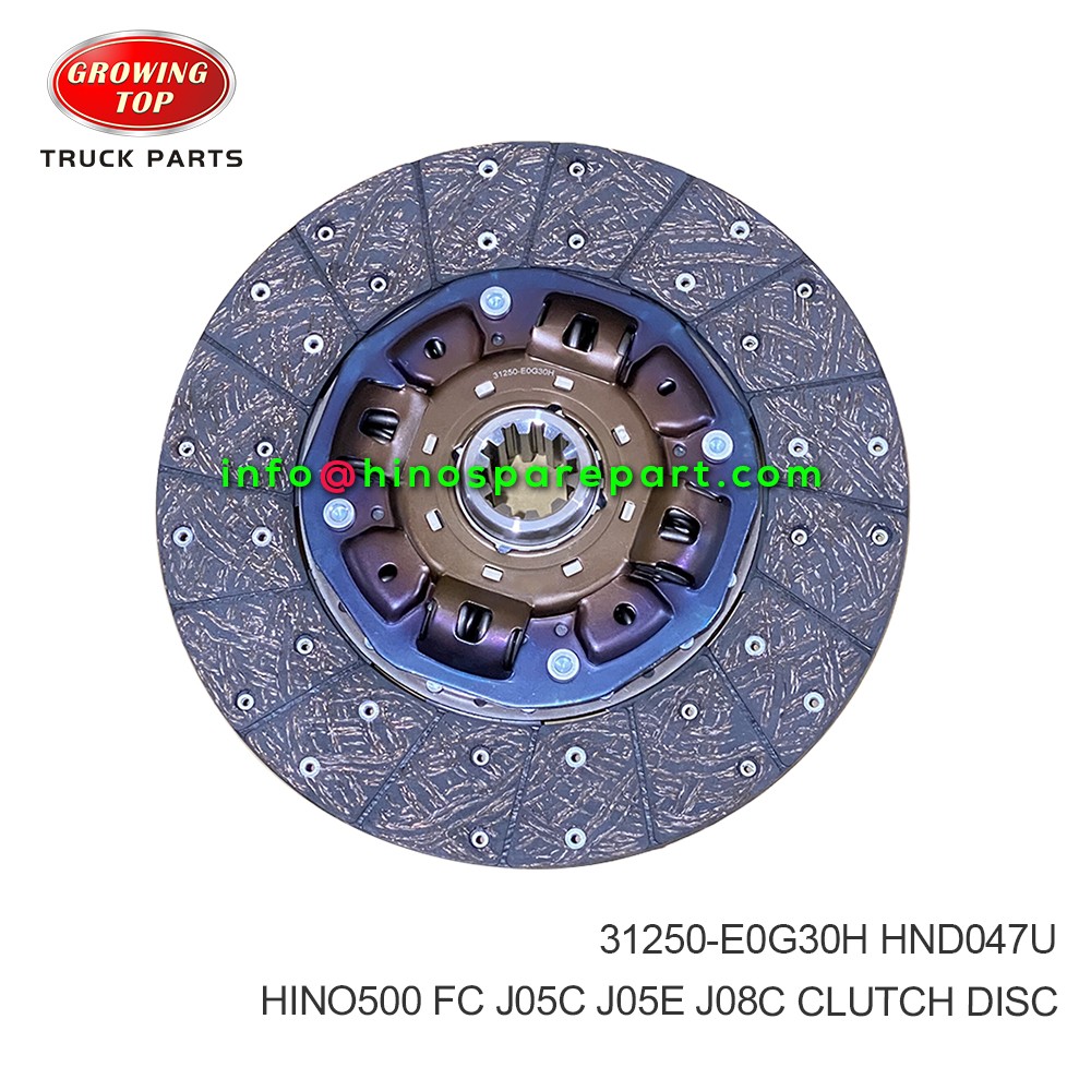 HINO500 FC J05C J05E J08C CLUTCH DISC 31250-E0G30H