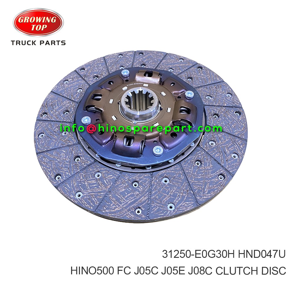 HINO500 FC J05C J05E J08C CLUTCH DISC 31250-E0G30H