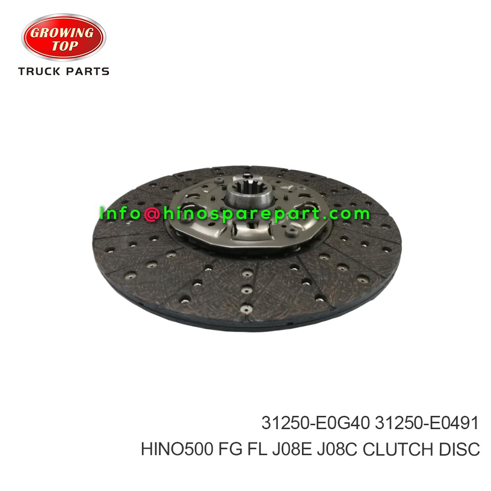 HINO500 FG FL J08E J08C CLUTCH DISC 31250-E0G40