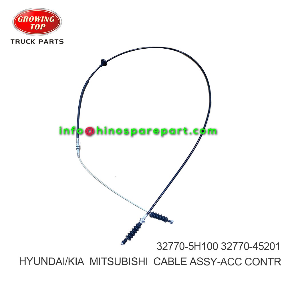 HYUNDAI/KIA MITSUBISHI 4D33 DA4L CABLE ASSY-ACC CONTR 32770-5H100