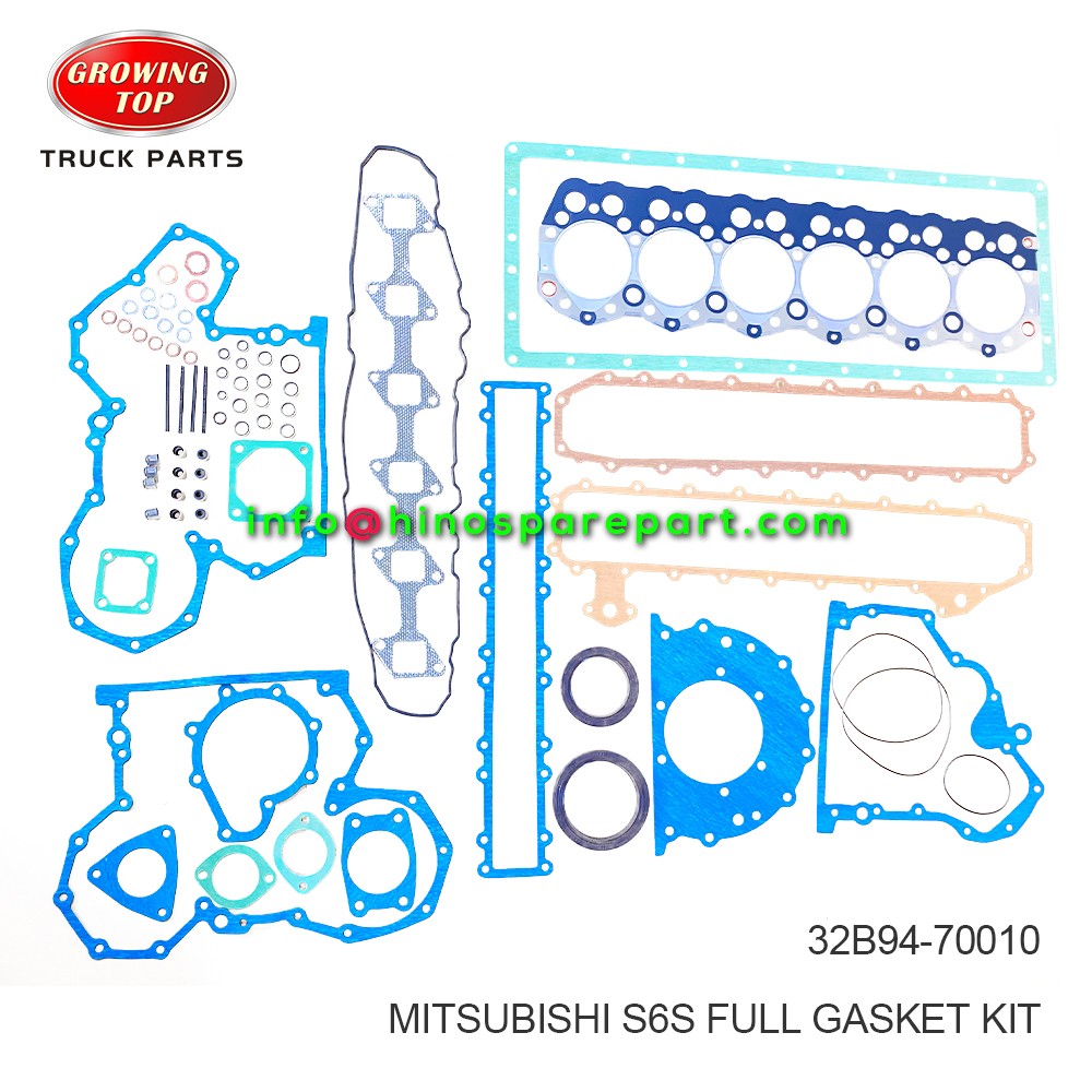 MITSUBISHI S6S FULL GASKET KIT  32B94-70010