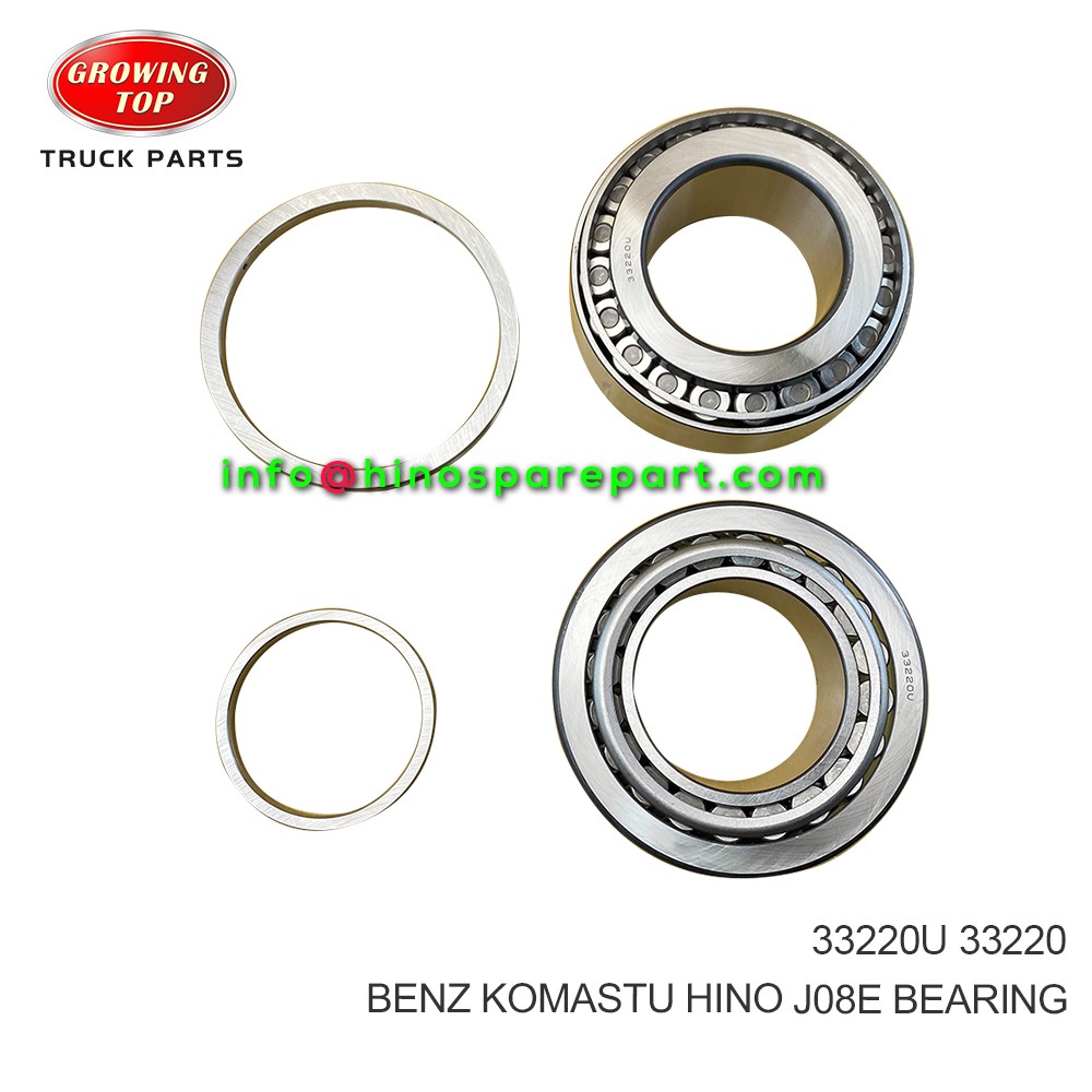 BENZ/KOMASTU/HINO J08E  BEARING  33220U