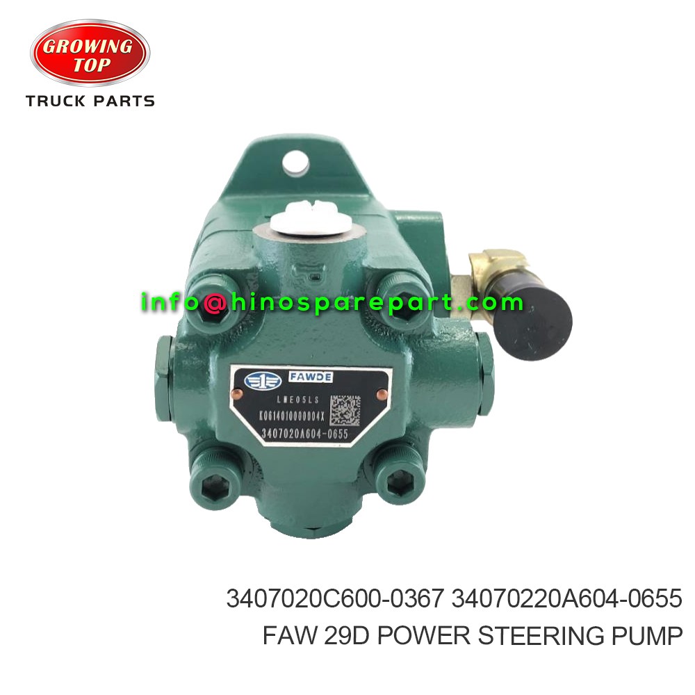 FAW 29D POWER STEERING PUMP 3407020C600-0367