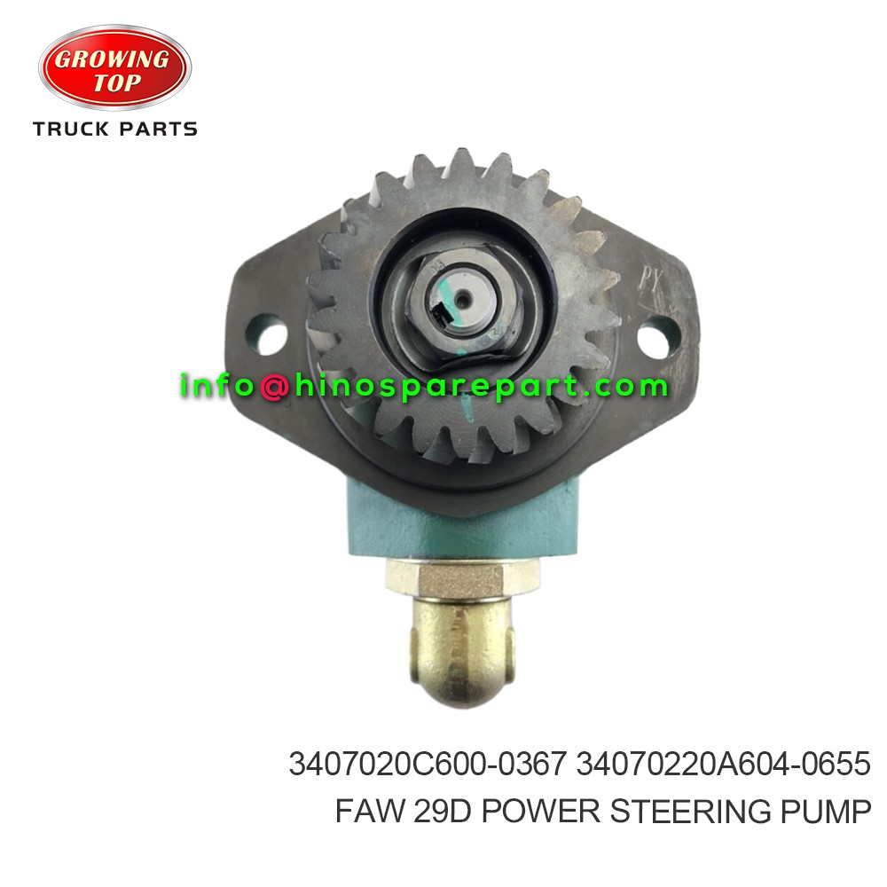 FAW 29D POWER STEERING PUMP 3407020C600-0367