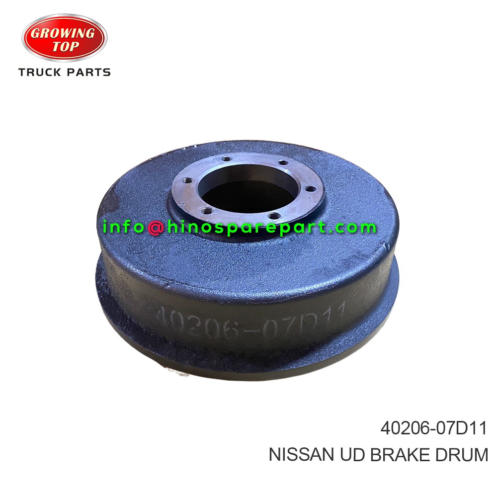 NISSAN UD BRAKE DRUM 40206-07D11