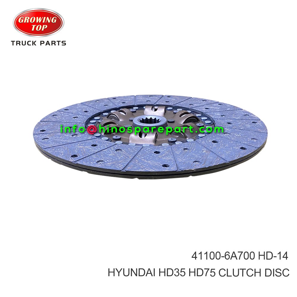 HYUNDAI HD35 HD75  CLUTCH DISC 41100-6A700